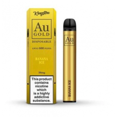 KINGSTON AU GOLD 600 PUFFS DISPOSABLE VAPE POD (BOX OF 10)